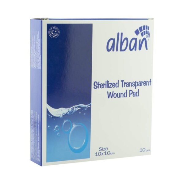 Transparent Wound Pad ALBAN 5x7.5cm - 10x10cm - 10x20cm - 10x25cm - 10x30cm
